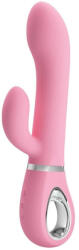 Pretty Love Multifunkcionális vibrátor, Pretty Love, Ternence, 3-3, 4 cm átmérő, rózsaszín, szilikon, forgófejes, akkumulátoros, 4 forgás + 12 rezgés