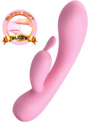 Pretty Love G-pont vibrátor, Pretty Love, Hugo, 16-20 cm, rózsaszín, szilikon, akkumulátoros, 12 rezgési funkció, memória funkciós, hajlékony, csiklóizgatóval