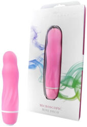 Seven Creations Mini vibrátor, Seven Creations, Vibe Therapy Microscopic Mini Deco, 11-15 cm, rózsaszín, szilikon, 7 funkciós, halk, vízálló, 1xAA elemes, kompakt