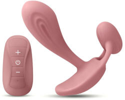 NS Novelties G-pont vibrátor, NS Toys, Secrets Echo, 6-10 cm, rózsaszín, szilikon, akkumulátoros, vízálló, vezeték nélküli távirányítós