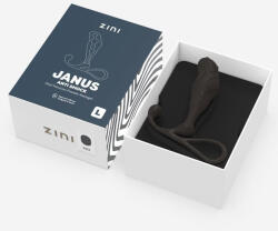 Loverzzz Prosztata masszírozó, Loverzzz, Janus Anti Shock L, 11-15 cm, 3-3, 4 cm átmérő, fekete, szilikon, vízálló, ergonomikus, bőrbarát