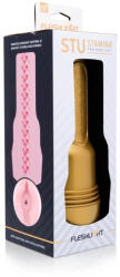 Fleshlight Műpopsi maszturbátor, Fleshlight, STU Pink Butt, 25 cm, testszínű, realisztikus Superskin, vízálló, diszkrét tok, intenzív belső textúrával