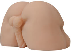 Mistress Műpopsi maszturbátor, Mistress, Strong Man Masturbator III, 36-40 cm, testszínű, realisztikus, dupla nyílású, TPR, vízálló