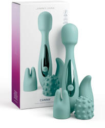 Pipedream - JimmyJane Masszírozó vibrátor, JimmyJane, Canna, 21-25 cm, zöld, szilikon, 7 rezgési fokozat, erős motor, 3 textúrájú fej, akkumulátoros, vízálló