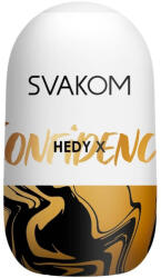 SVAKOM Maszturbátor tojás szett, Svakom, Hedy X Confidence, 5 darab, 6-10 cm, fehér, TPE, hullámos belső textúra, vízálló, újrafelhasználható