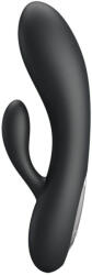 Pretty Love Multifunkcionális vibrátor, Pretty Love, Matt Black, 1, 6-2, 4 cm, fekete, szilikon, g-pontos és csiklóizgatós, kétmotoros, 30 funkció, akkumulátoros