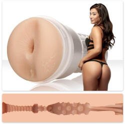 Fleshlight Műpopsi maszturbátor, Fleshlight, Girls Eva Lovia Spice, Eva Lovia ánusza, 25 cm, testszínű, realisztikus Superskin, vízálló, fehér tok