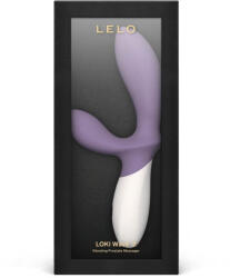 LELO Prosztata masszírozó, Lelo, Loki Wave 2, 19, 6 x 3, 8 cm, lila, kétmotoros, WaveMotion, akkumulátoros, vízálló, szilikon, gátizgató