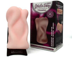 Mistress Műpunci, Mistress, Alesha Vagina, 16-20 cm, 7-7, 9 cm átmérő, testszínű, bőrszerű TPR, realisztikus, redőzött belső, vízálló