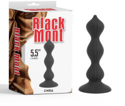 Chisa-novelties Anál plug, Chisa Novelties, Backdoor Love Probe, 14 cm, fekete, szilikon, tapadókorongos, vízálló, stimuláló felületű, uniszex