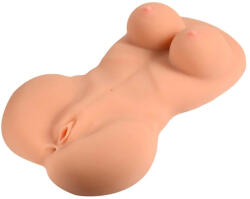 Mistress Féltest szexbaba, Mistress, Oriental Carrie, 56-60 cm, 7 kg, testszínű, vízálló, valósághű, mellekkel, vagina és ánusz nyílással, puha bőrszerű TPR