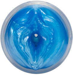 Fleshlight Kompakt műpunci, Fleshlight, Quickshot Alien, 11-15 cm, kék, Superskin, vízálló, puha, bőrszerű, egyedi stimuláló belső textúrával