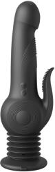 Pipedream G-pont vibrátor, Pipedream, Fetish Fantasy Series Pogo Thruster, 21-25 cm, fekete, akkumulátoros, vízálló, tapadókorongos, giroszkópos, 10+3 mód
