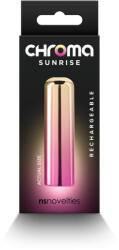 NS Novelties Mini vibrátor, NS Toys, Chroma - Sunrise - Small, 6-10 cm, többszínű, akkumulátoros, vízálló, ABS, bőrbarát, kompakt, diszkrét