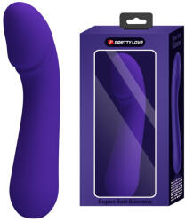 Pretty Love G-pont vibrátor, Pretty Love, Cetus Purple II, 11-15 cm, lila, akkumulátoros, vízálló, szilikon, ívelt, rugalmas, 12 rezgési mód, memóriafunkciós