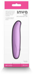 NS Novelties Mini vibrátor, NS Toys, INYA Flirt, 11-15 cm, lila, szilikon, vízálló, 7 funkciós, 3 sebességes, rugalmas, akkumulátoros