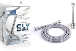 NMC Análzuhany, NMC, Hydro Series Sly Sprinkle Supreme - Beaded Tip Straight, 100 cm zuhanycső, ezüst, rozsdamentes acél, többirányú fej