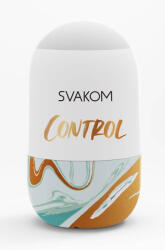 SVAKOM Maszturbátor tojáskészlet, Svakom, Hedy X Control, 5 darabos, 6-10 cm, fehér, vízálló, ultralágy, pehelymintás belső, újrahasználható