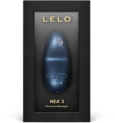 LELO Csiklóvibrátor, Lelo, Nea 3, 7, 4 x 3, 9 x 3, 4 cm, kék, akkumulátoros, vízálló, 10 rezgési mód, ergonomikus, halk működés, bőrbarát szilikon és ABS