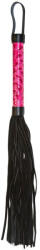 NS Toys Korbács, NS Toys, Sinful Whip, 16-20 cm, rózsaszín, vinyl, S/M fetish és szerepjátékokhoz, könnyű, szexi, praktikus méret
