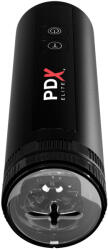 Pipedream - PDX Elite Műszáj maszturbátor, Pipedream PDX Elite, Moto Bator X, 21-25 cm, fekete, 5 fokozatú, vízálló, elemes (4xAA), TPE Fanta Flesh