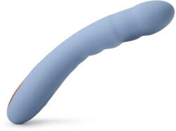 SVAKOM G-pont vibrátor, Svakom, Ava Neo, 19, 3 cm, búzavirágkék, szilikon, tolófunkciós és rezgő, appvezérelt, vízálló, akkumulátoros