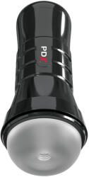 Pipedream - PDX Extreme Műpopsi maszturbátor, Pipedream PDX Extreme, Wet Stroker XXL, 26-30 cm, füstszínű, önkenő, vízálló, állítható vákuum