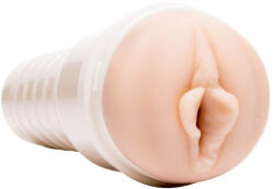 Fleshlight Műpunci, Fleshlight, Girls Vina Sky Exotica - Vina Sky puncija, 25 cm, testszínű, vízálló, realisztikus Superskin, fehér zseblámpa tok