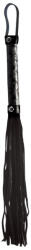 NS Toys Korbács, NS Toys, Sinful Whip, 16-20 cm, fekete, vinil, könnyű kivitel, S/M és fetish szerepjátékokhoz, paskoláshoz, kezdőknek és haladóknak