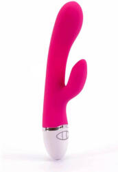 Lovetoy Multifunkcionális vibrátor, Lovetoy, Dreamer, 3, 5-3, 9 cm átmérő, rózsaszín, g-pontos, kétmotoros, 7 mód, csiklóizgató karral, szilikon, akkumulátoros