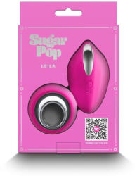 NS Novelties Bugyi vibrátor, NS Toys, Sugar Pop Leila, 6-10 cm, rózsaszín, app-vezérelt, távirányítós, akkumulátoros, 12 mód, 3 sebesség, bőrbarát ABS anyag