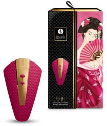 SHUNGA Csiklóvibrátor, Shunga, OBI Raspberry, 11-15 cm, bordó, vízálló, akkumulátoros, rugalmas fej, 5 sebesség, 10 mód, világítással, ABS