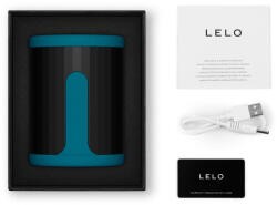 LELO Interaktív férfi maszturbátor, LELO, F2S okos tréner, 11-15 cm hossz, 8-10 cm átmérő, zöld, szilikon, akkumulátoros, vízálló, AI mód, 14 program