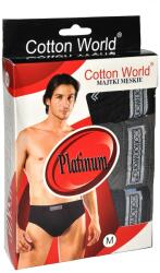 Cotton World 3 CSOMAG Cotton World férfi alsónadrág