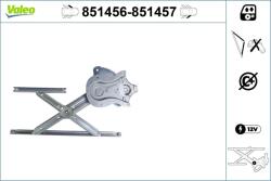VALEO Mecanism actionare geam VALEO 851456 (851456) - automobilus