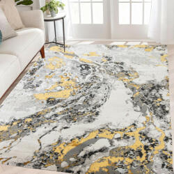  Modern szőnyeg Cleopatra 8441 (Grey-Gold) 200x290cm Szürke-Arany