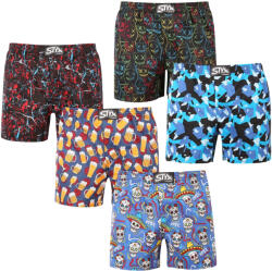 Styx Premium Art Férfi Bő Szárú Boxeralsó - 5 db-os csomag
