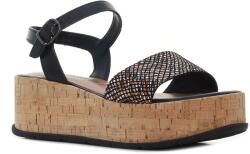 Tamaris fekete női platformos szandál Méret: 36