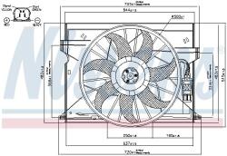 NISSENS Ventilator, radiator NISSENS 85077 (85077)