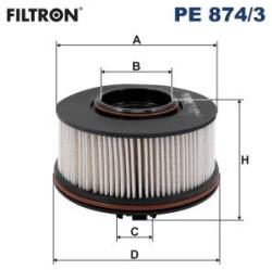 FILTRON filtru combustibil FILTRON PE 874/3 (PE 874/3) - automobilus