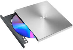 ASUS Unitate optica notebook ASUS ZenDrive U8M, ultra-slim extern DVD citire/scriere, USB-C, suport M-DISC, Windows si Mac OS, argintiu (SDRW-08U8M-U/SIL/G)