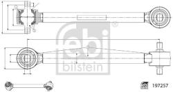 Febi Bilstein Brat, suspensie roata FEBI BILSTEIN 197257 (197257) - automobilus
