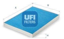 UFI Filtru, aer habitaclu UFI ARGENTIUM 34.263. 00 (34.263.00)