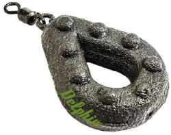  Delphin BARBED porszórt grippa ólom forgóval, elhagyós szerelékhez, 80g (830511080)