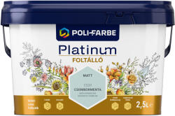 Platinum Foltálló falfesték több színben 2, 5 L Csombormenta