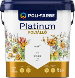 Platinum Foltálló falfesték több színben 5 L Fehér