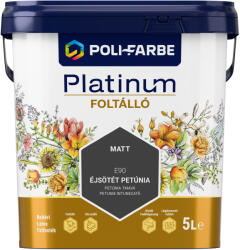  Platinum Foltálló falfesték több színben 5 L Éjsötét petúnia