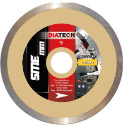 Diatech SME gyémánt vágótárcsa, kerámia, márvány 125x22, 5x5 mm