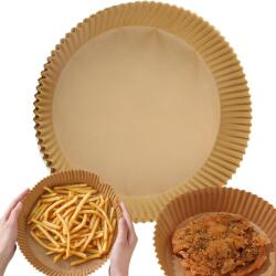  Kerek sütőpapír készlet forrólevegős sütőkhöz, 50 db (v07248)