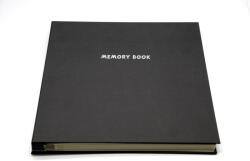 Kodak Memory fotó abum, öntapadó fólia, 32, 5x33 cm, 20oldal/40lap, szövet borító, fekete
